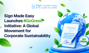 Sign Made Easy Launches #GoGreen Initiative: A Global Movement for Corporate Sustainability