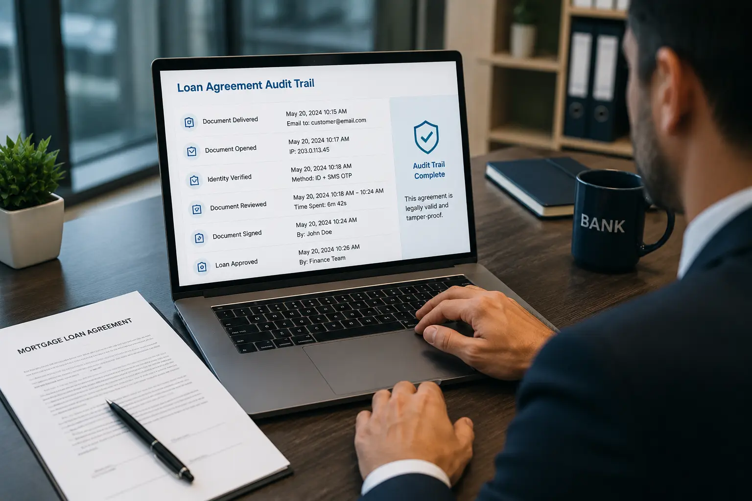 Audit Trail in Financial Services