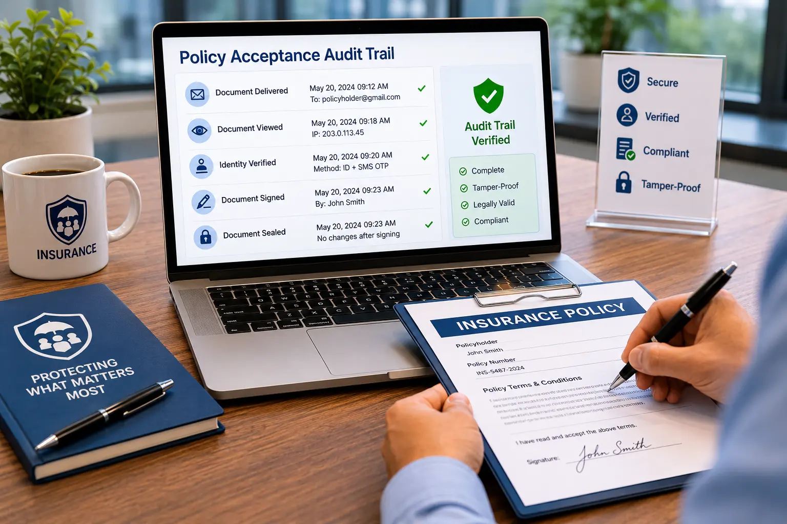 Audit trail in Insurance