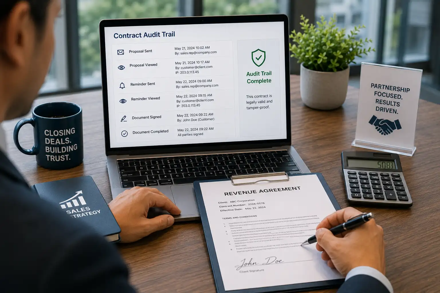 Audit trail in Sales Teams