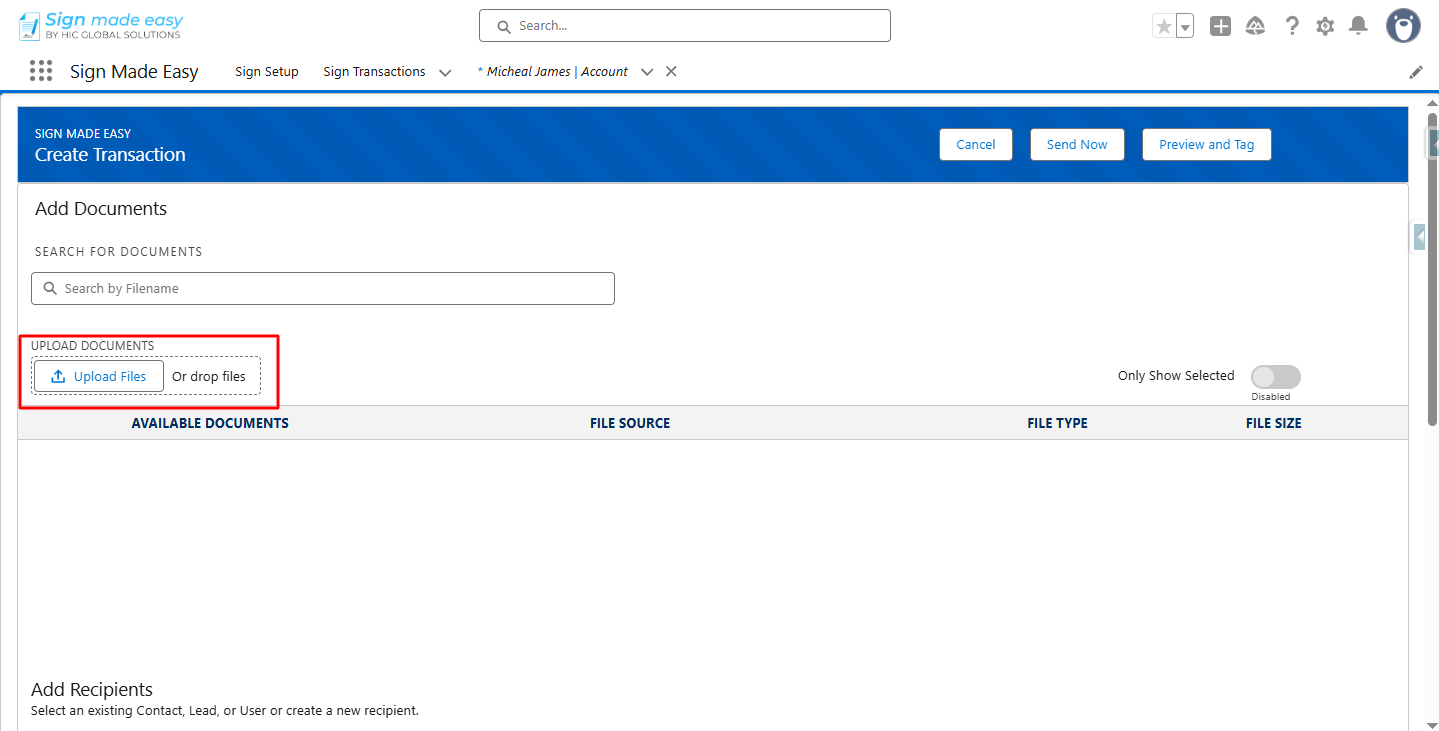 Next, you have to upload the files. 