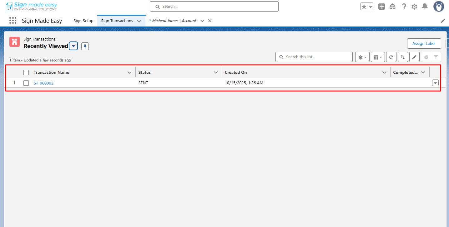 Click the Send Now button to send the email to the recipient 1