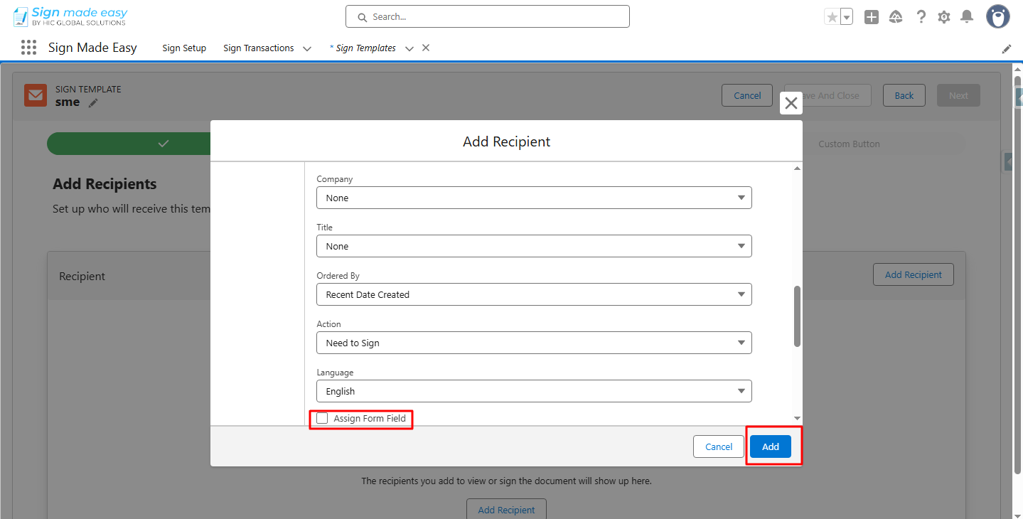 eSignature for Salesforce