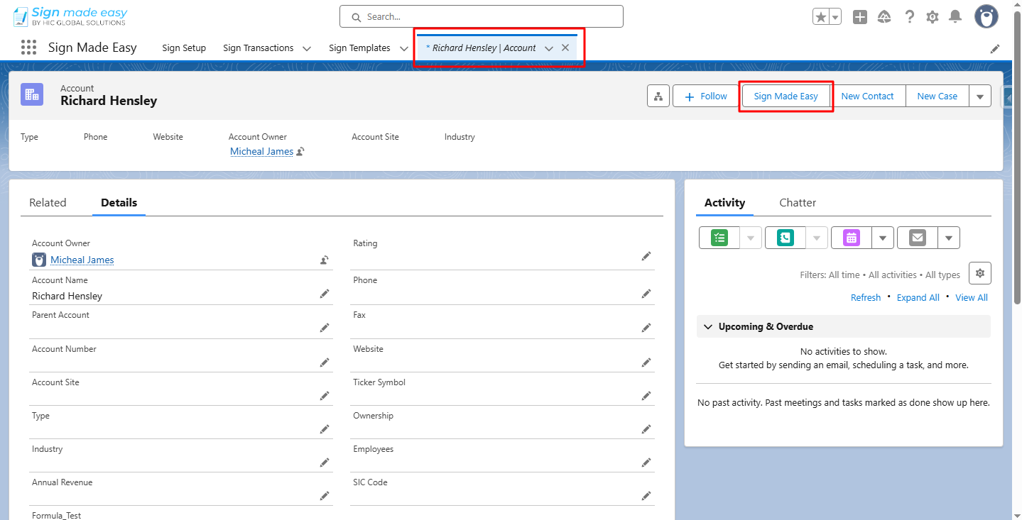 salesforce electronic signature
