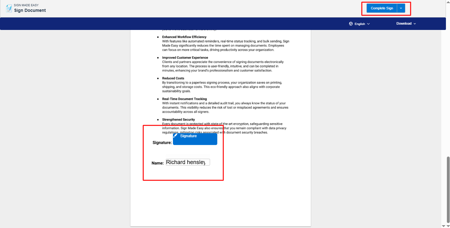 esign for Salesforce 