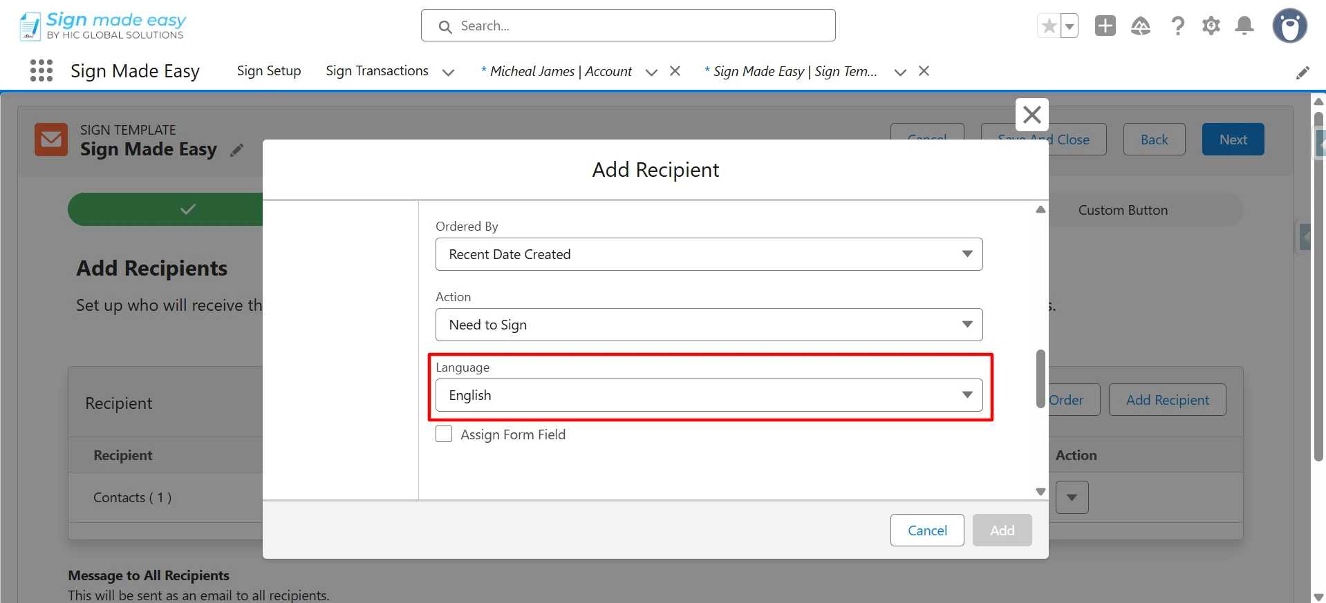 Multi-language support