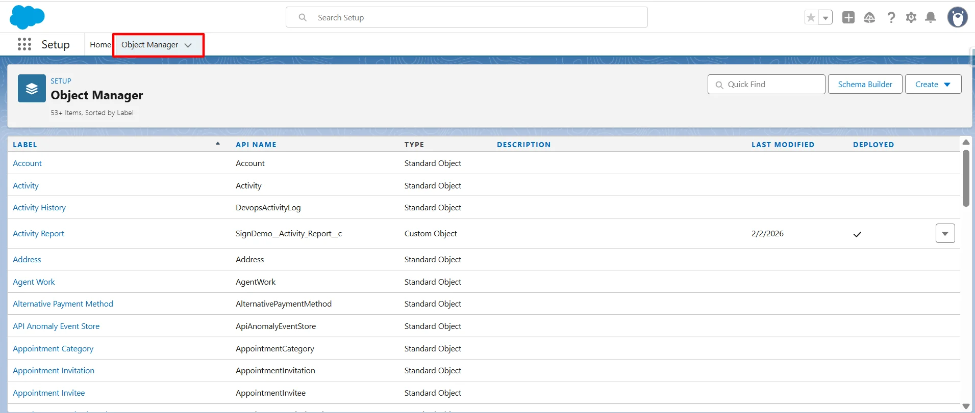 Object Manager
