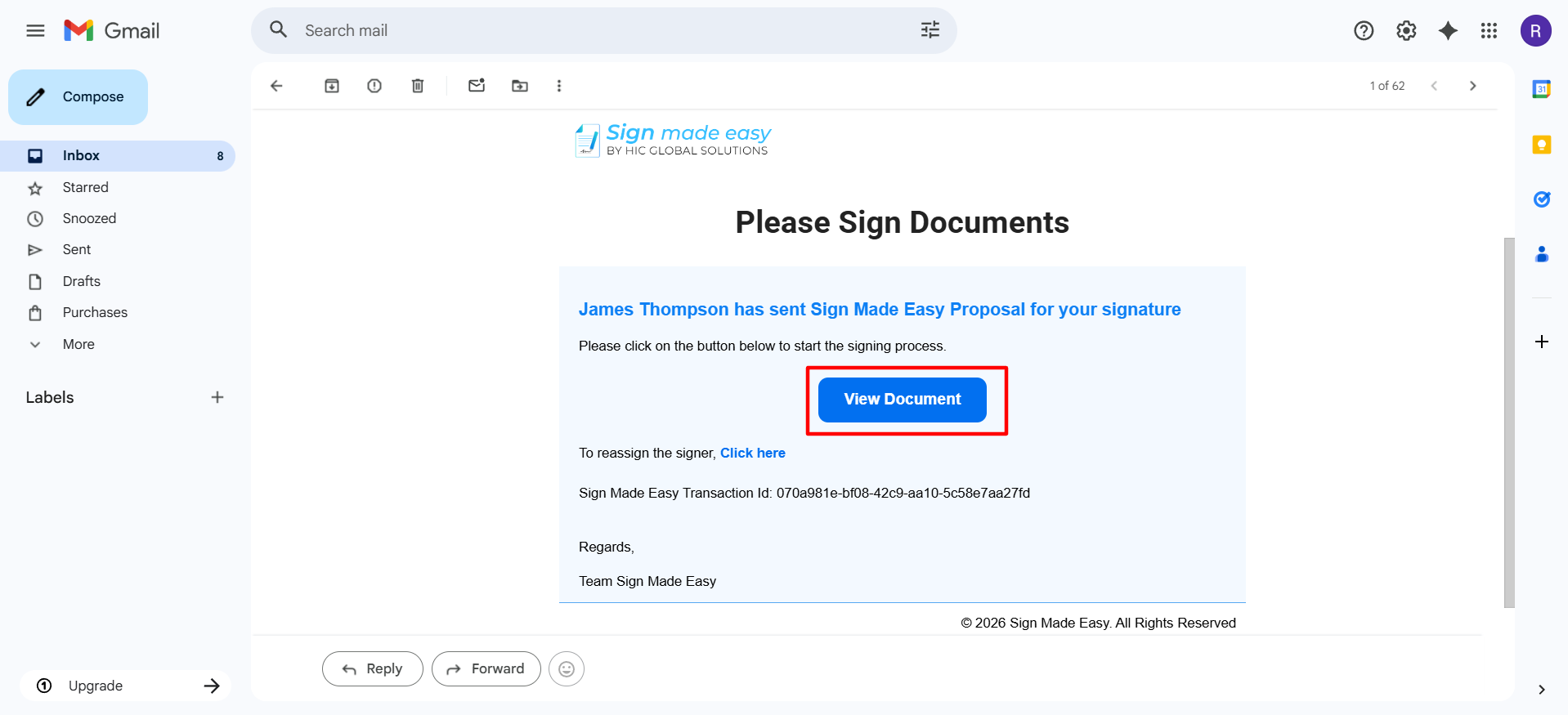 please sign documents