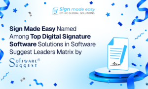 Sign Made Easy Named Among Top Digital Signature Software Solutions in Software Suggest Leaders Matrix