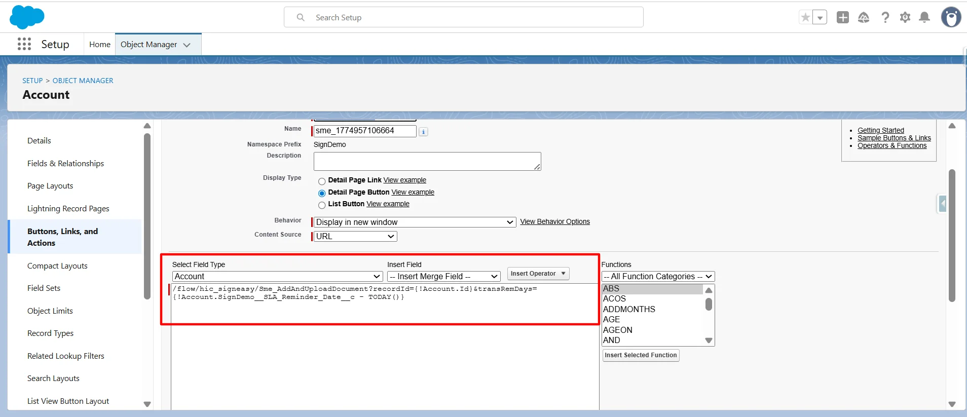Parameter Description