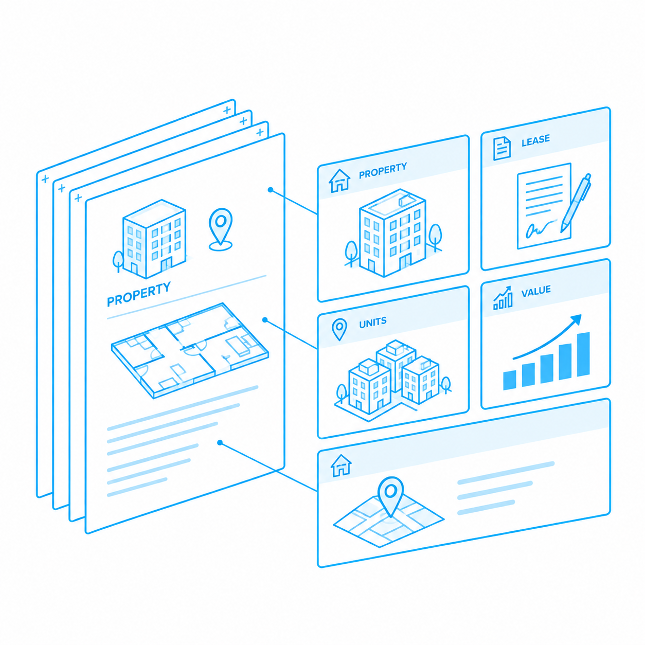Property agreement and signing app mockup