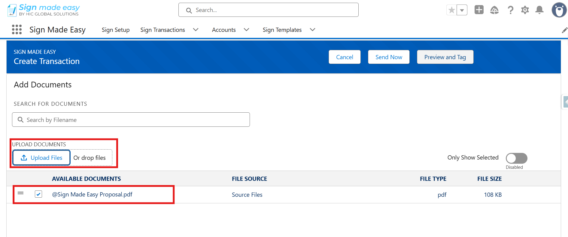 Add Documents