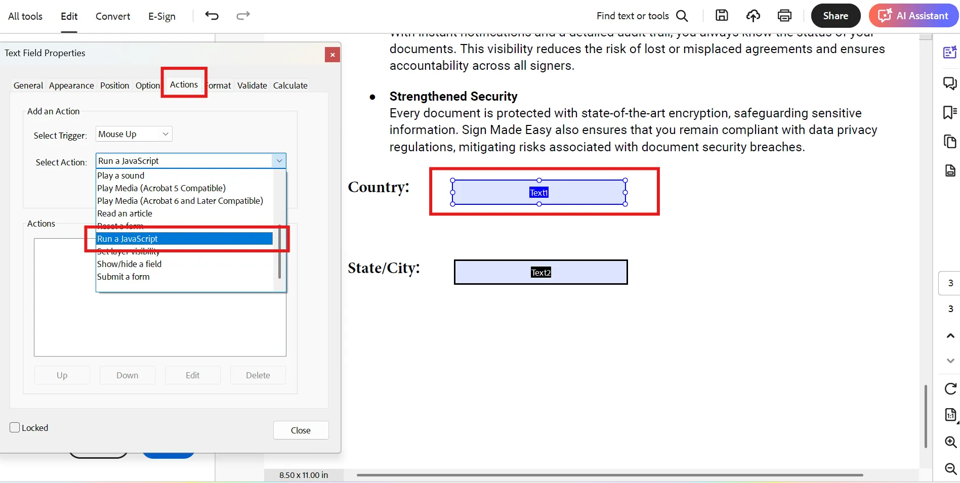 Configure the Rule Execution
